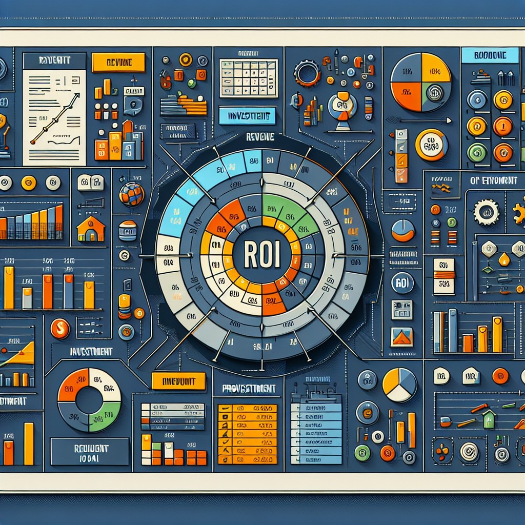 Graphique illustrant les différentes composantes du ROI pour une entreprise en 2024.