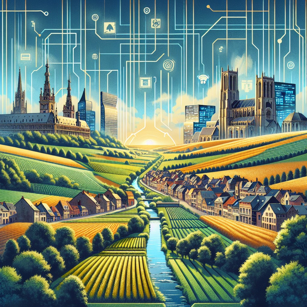 Image de couverture illustrant la transformation digitale en Wallonie