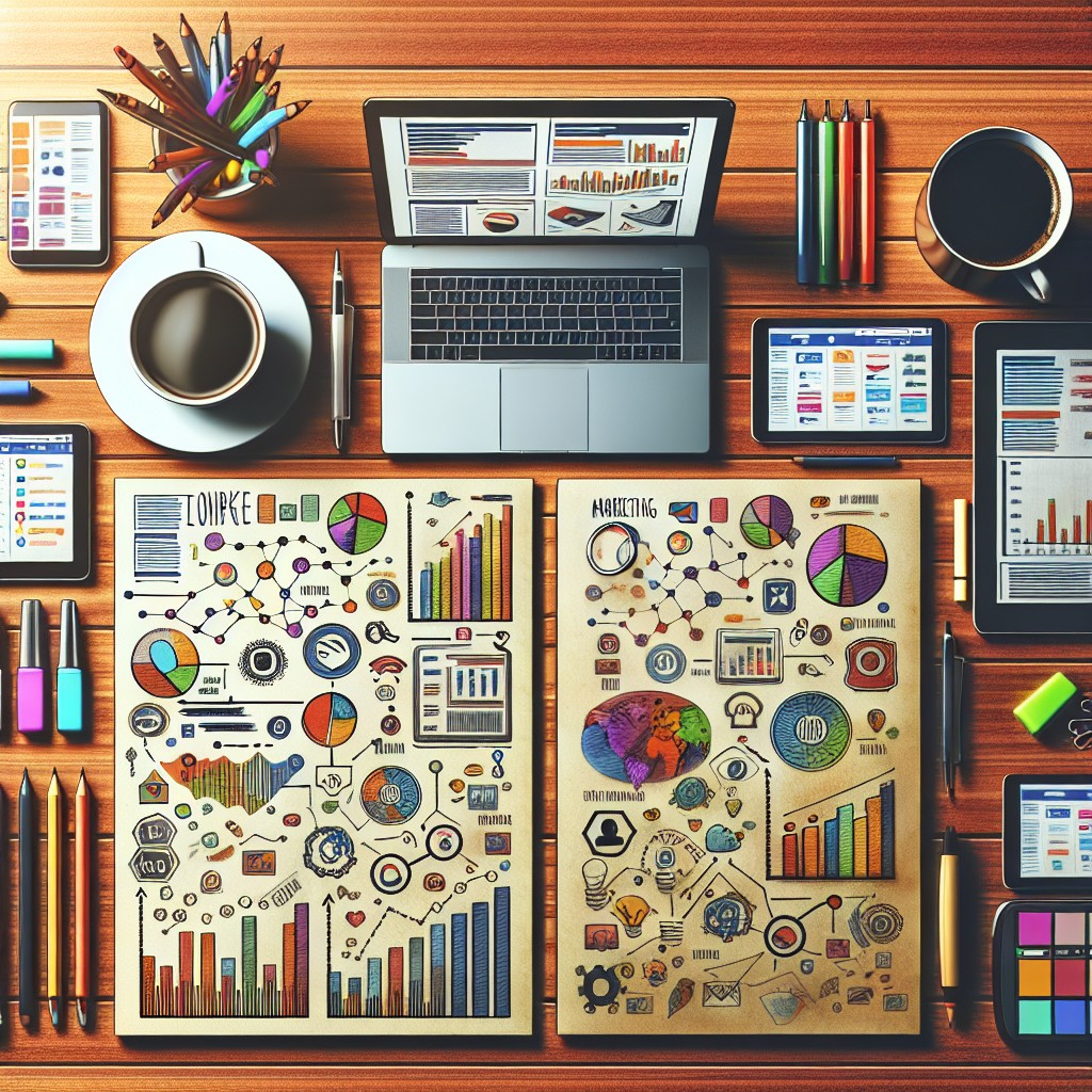 Image de couverture illustrant divers outils de marketing digital sur un bureau de PME