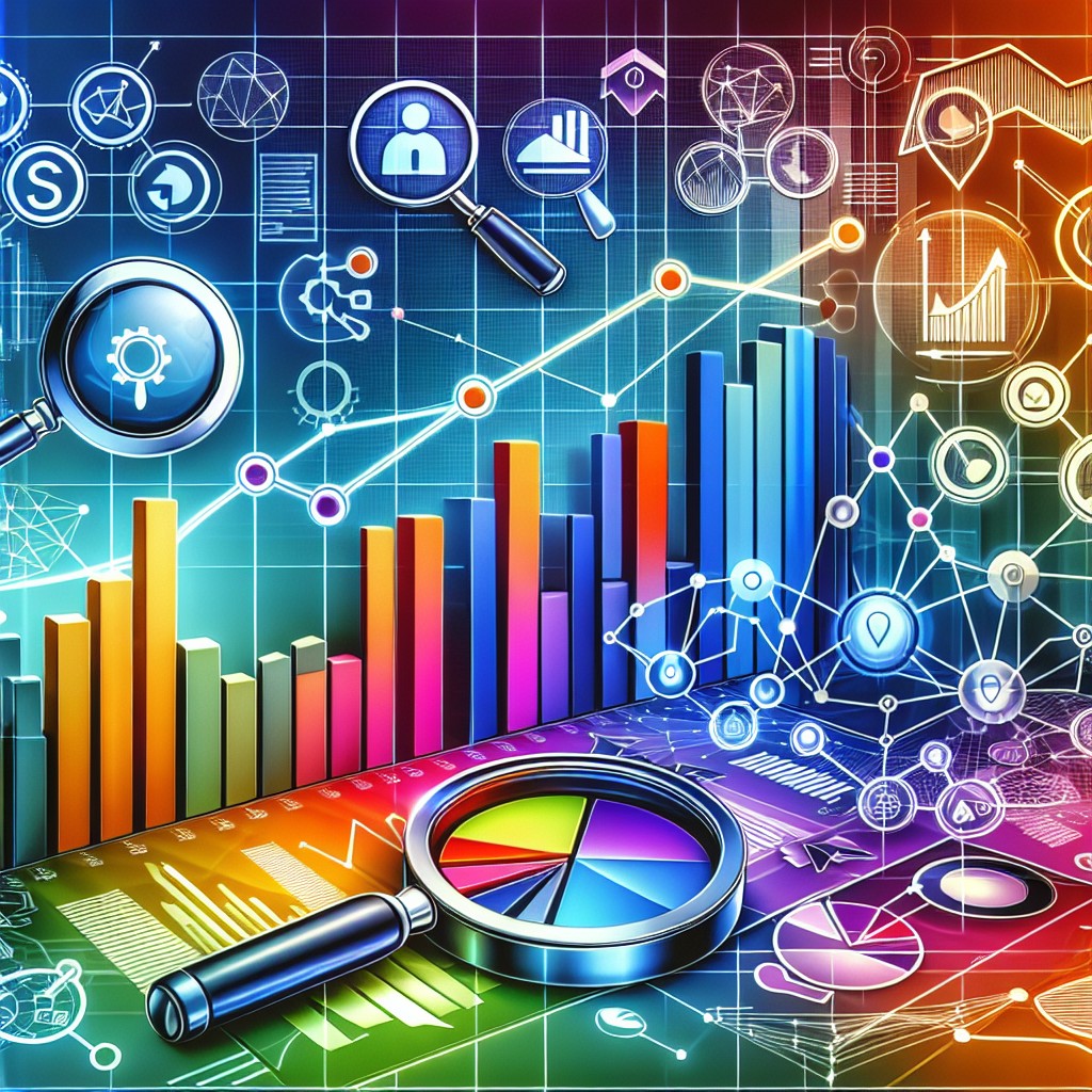 Image de couverture montrant des graphiques et des symboles liés au SEO et à l'analyse numérique.