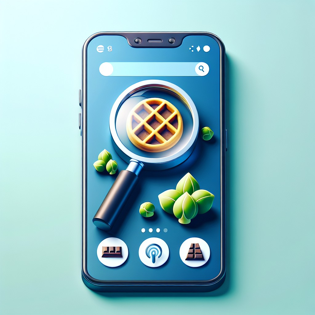 Image de couverture représentant un smartphone avec une loupe sur l'écran, symbolisant le SEO mobile pour les entreprises belges.