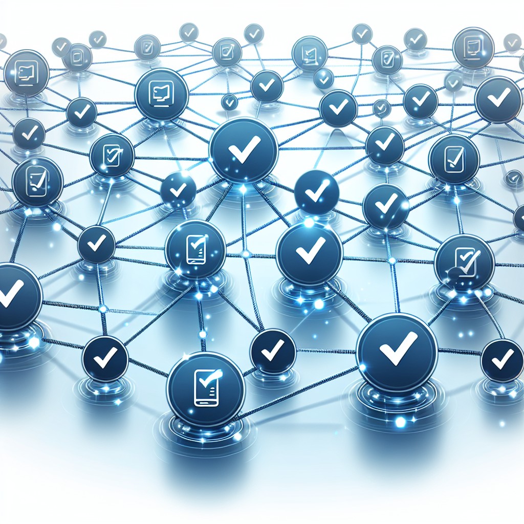 Illustration de liens représentant l'interconnexion et la crédibilité en ligne grâce au netlinking.