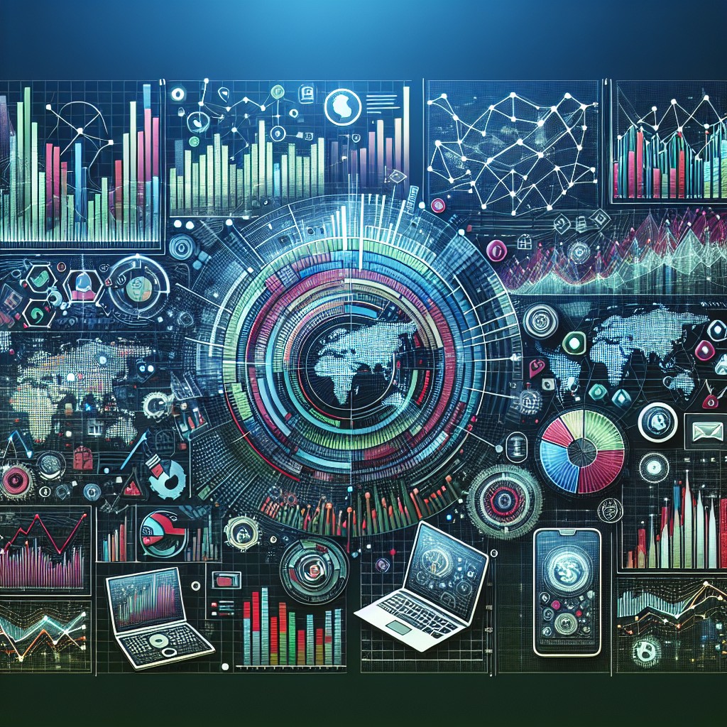 Image de couverture représentant des graphiques financiers et des technologies numériques illustrant le concept de ROI.