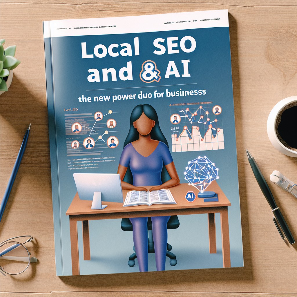 Couverture de l'article sur l'intégration du SEO local et de l'IA pour les entreprises