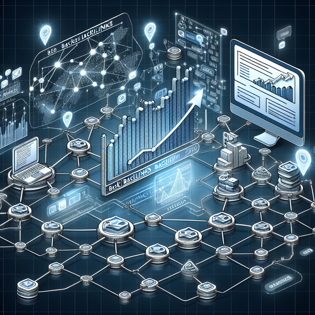 Illustration montrant des backlinks et leur impact sur le référencement SEO pour 2024