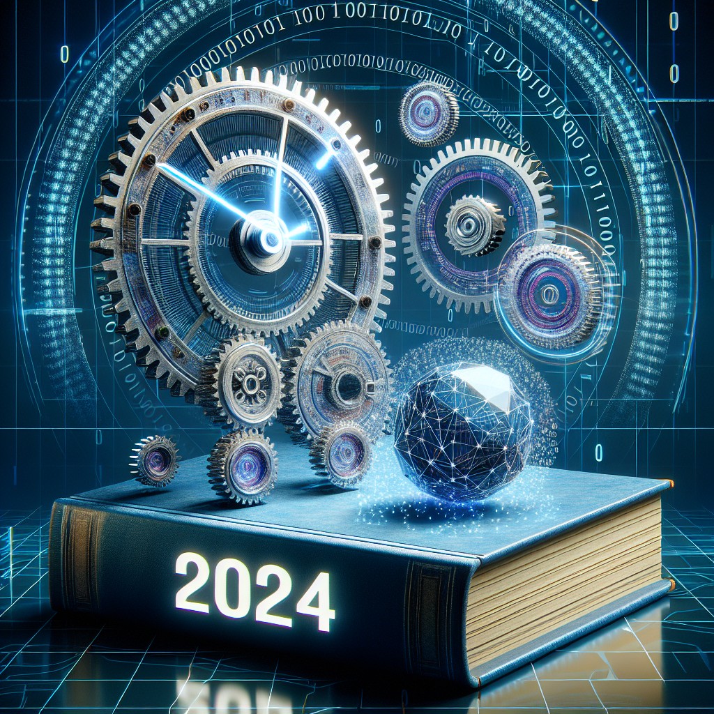 Couverture représentant des concepts de SEO, machine learning et tendances numériques en 2024