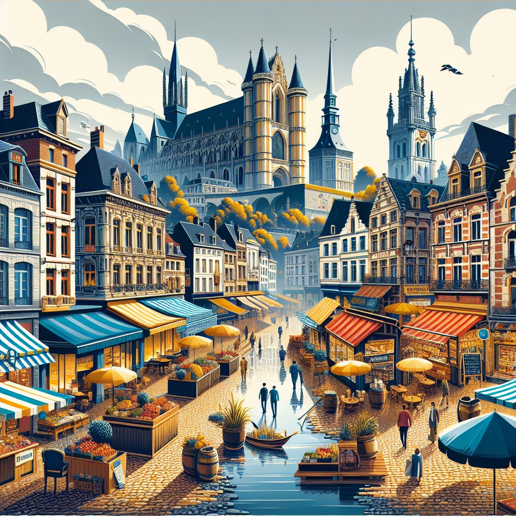 Une image de couverture illustrant des entreprises locales avec des éléments géographiques clés de la Wallonie, comme Liège ou Namur.