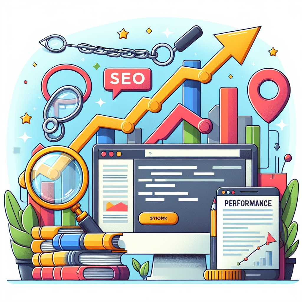 Image de couverture illustrant des outils de référencement SEO et des graphiques de performance.