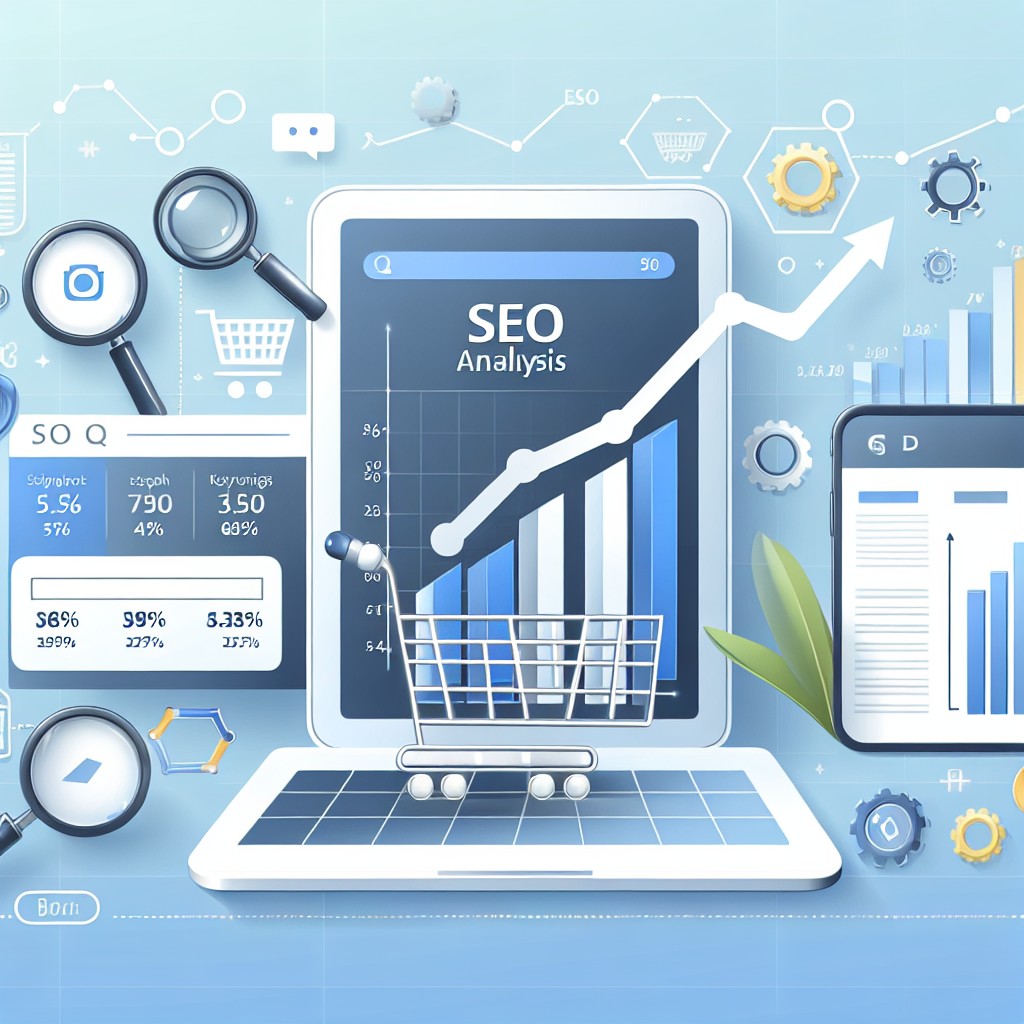 Image de couverture représentant une analyse SEO pour un site e-commerce en pleine croissance.