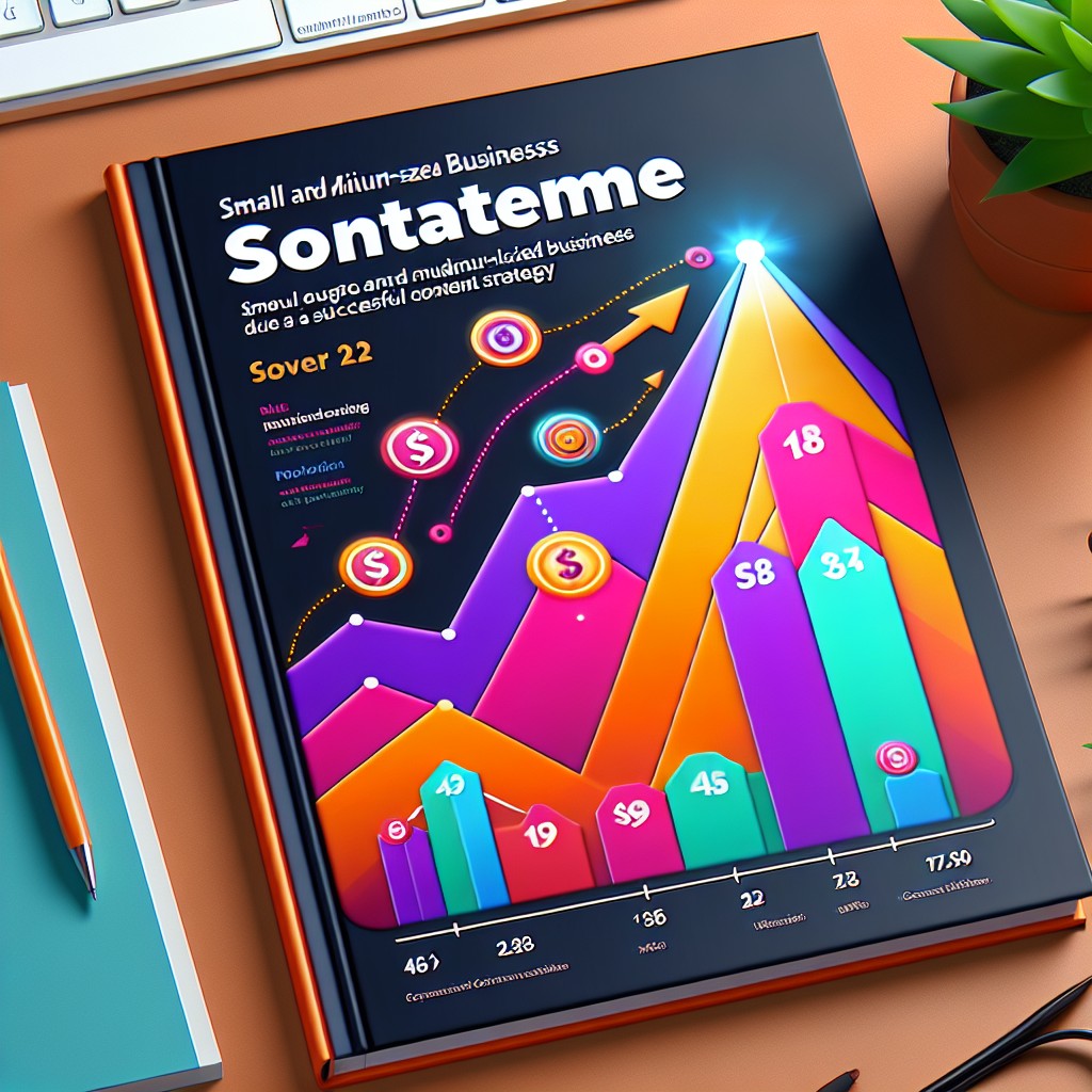 Image de couverture montrant un graphique stylisé représentant la croissance des PME grâce à une stratégie de contenu réussie.