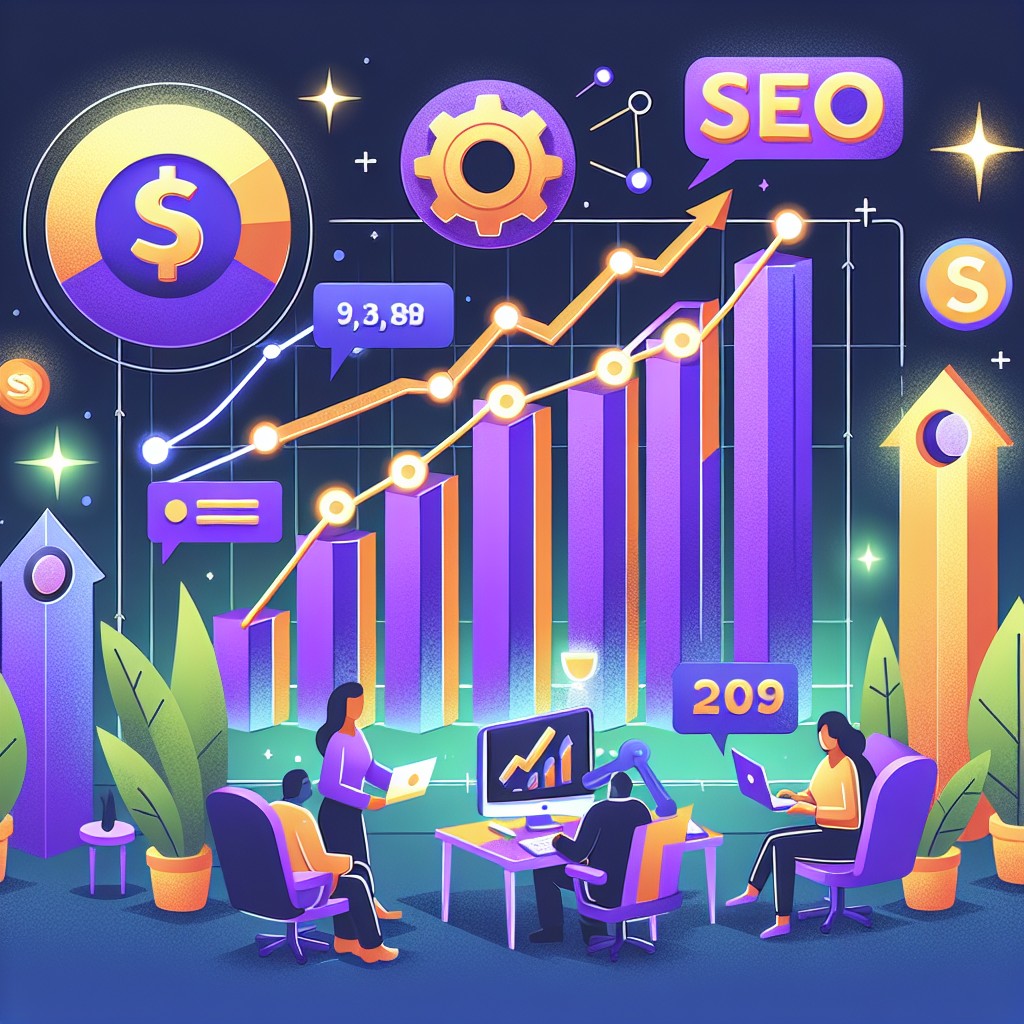 Alt text: Un graphique illustrant l'augmentation du ROI grâce aux outils et stratégies SEO en 2024.