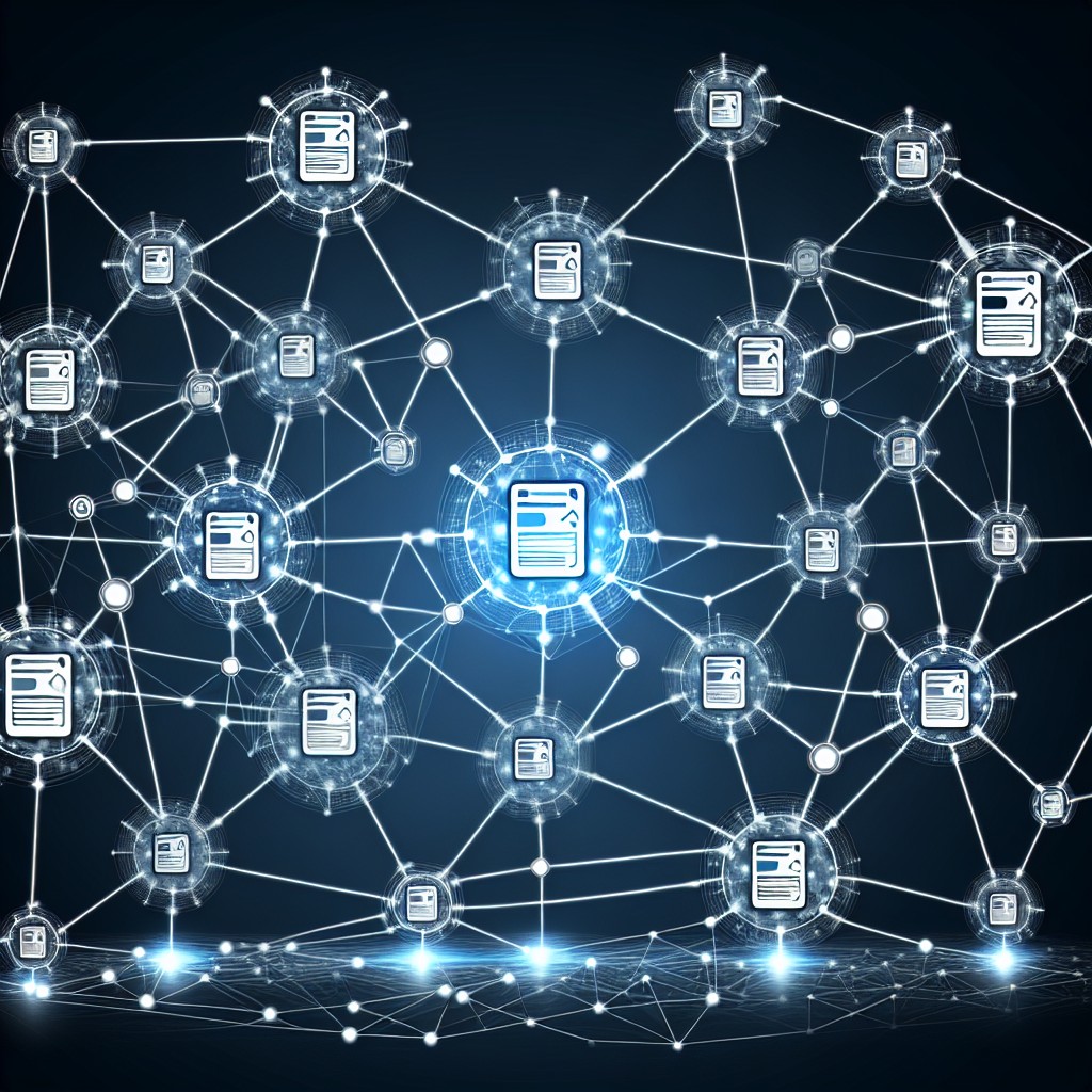 Illustration montrant des connexions entre sites web, symbolisant les backlinks et leur importance pour le SEO.