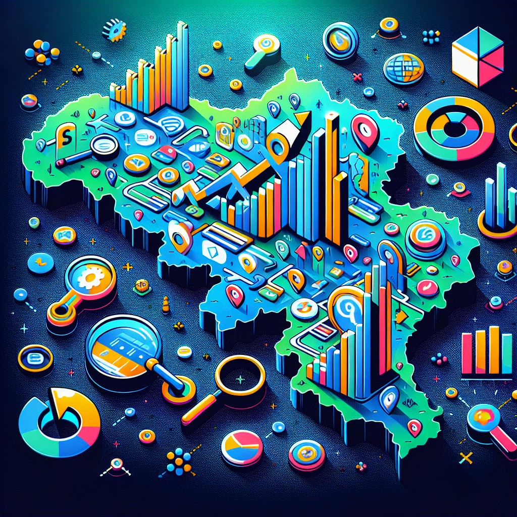 Image de couverture représentant une carte de la Belgique avec des icônes SEO et des graphiques de croissance.