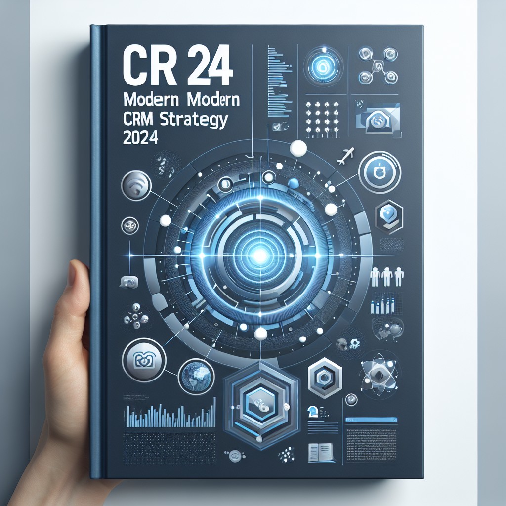 Image de couverture illustrant l'importance cruciale et l'impact d'une stratégie CRM moderne pour 2024, avec des graphiques de données et des icônes de personnalisation.