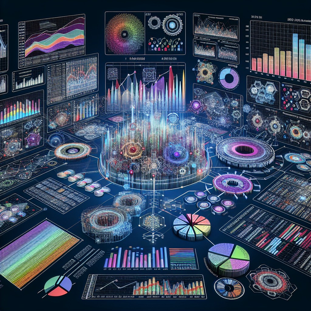 Alt text : Image de couverture représentant une analyse de données SEO en 2024 avec des graphiques et des algorithmes.