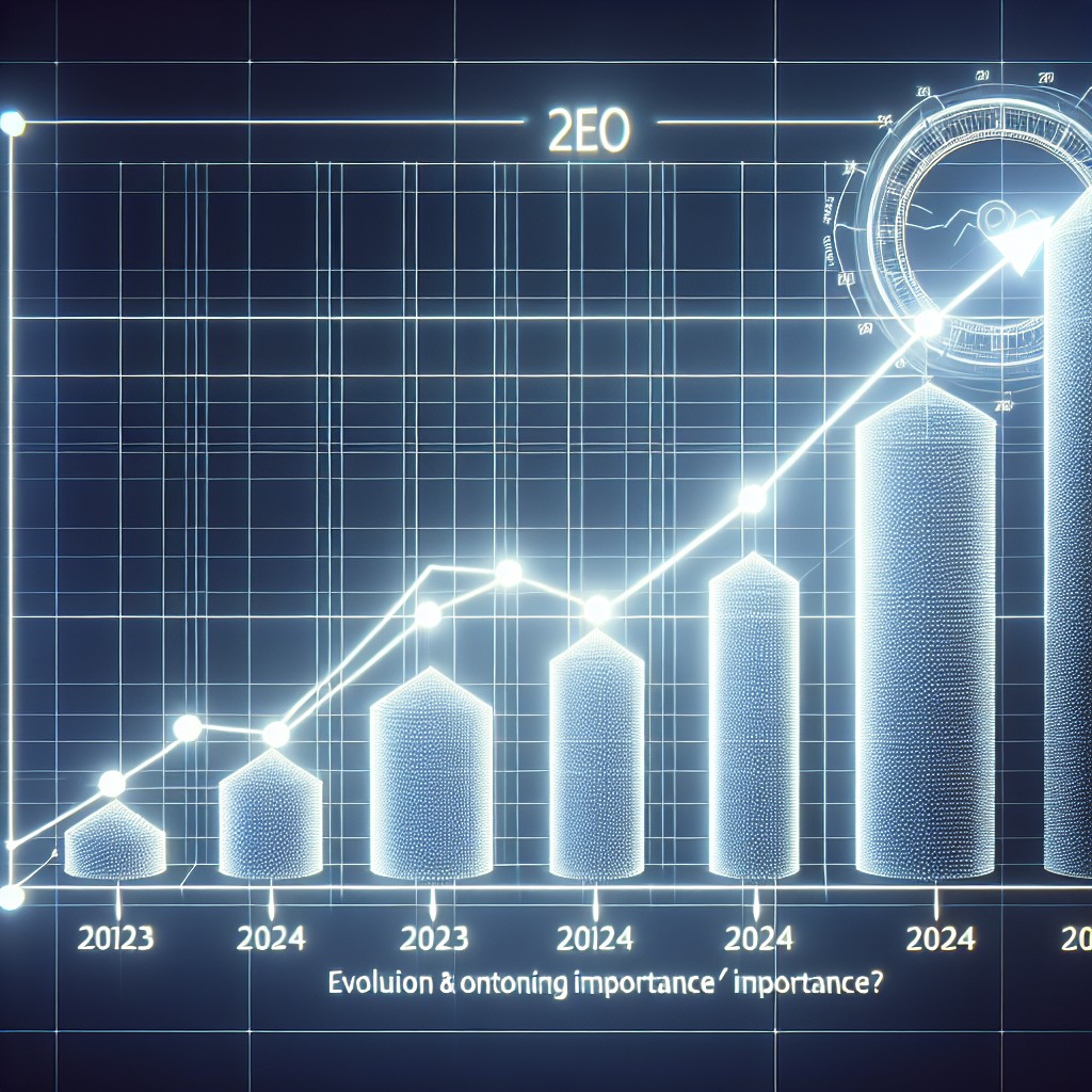 Un graphique illustrant l'évolution et l'importance continue du SEO en 2024.