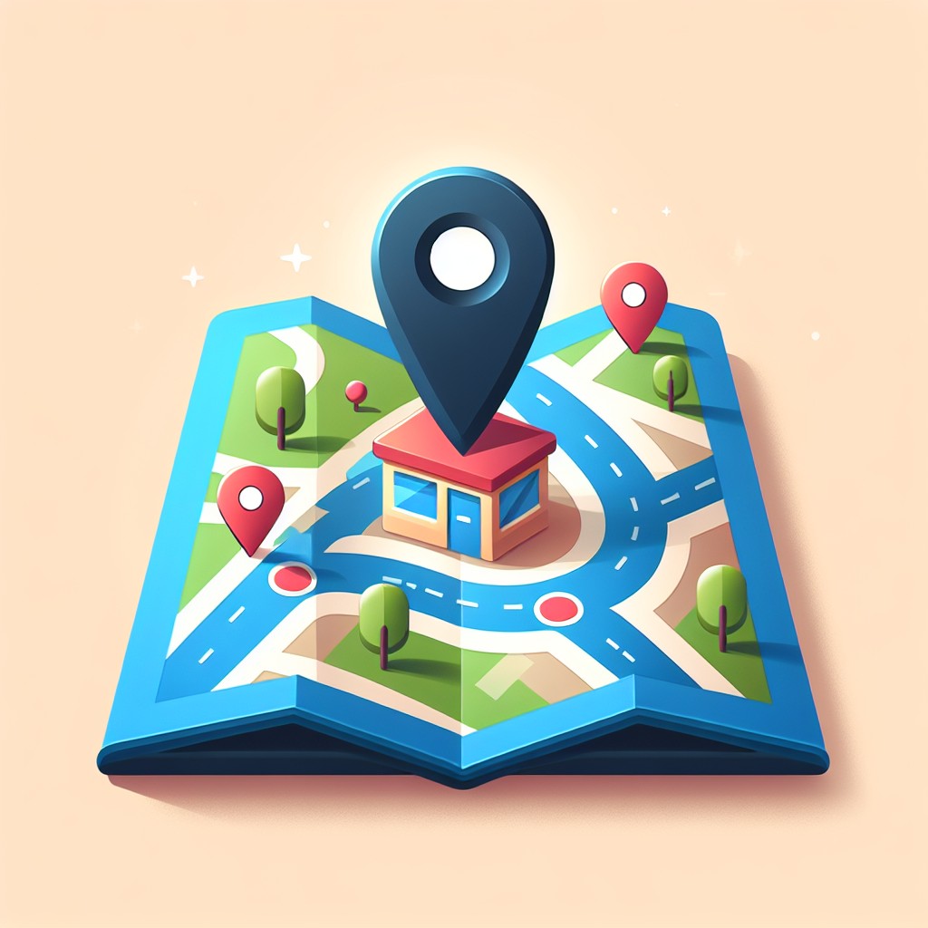 Image de couverture montrant une carte avec une épingle marquant la localisation d'une petite entreprise, illustrant le concept de SEO local.