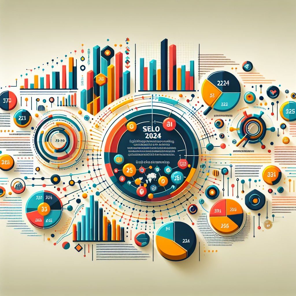 Graphique dynamique représentant les tendances SEO en Belgique pour 2024