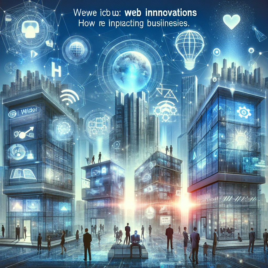 Image de couverture illustrant les innovations web et leur impact sur les entreprises en 2024.