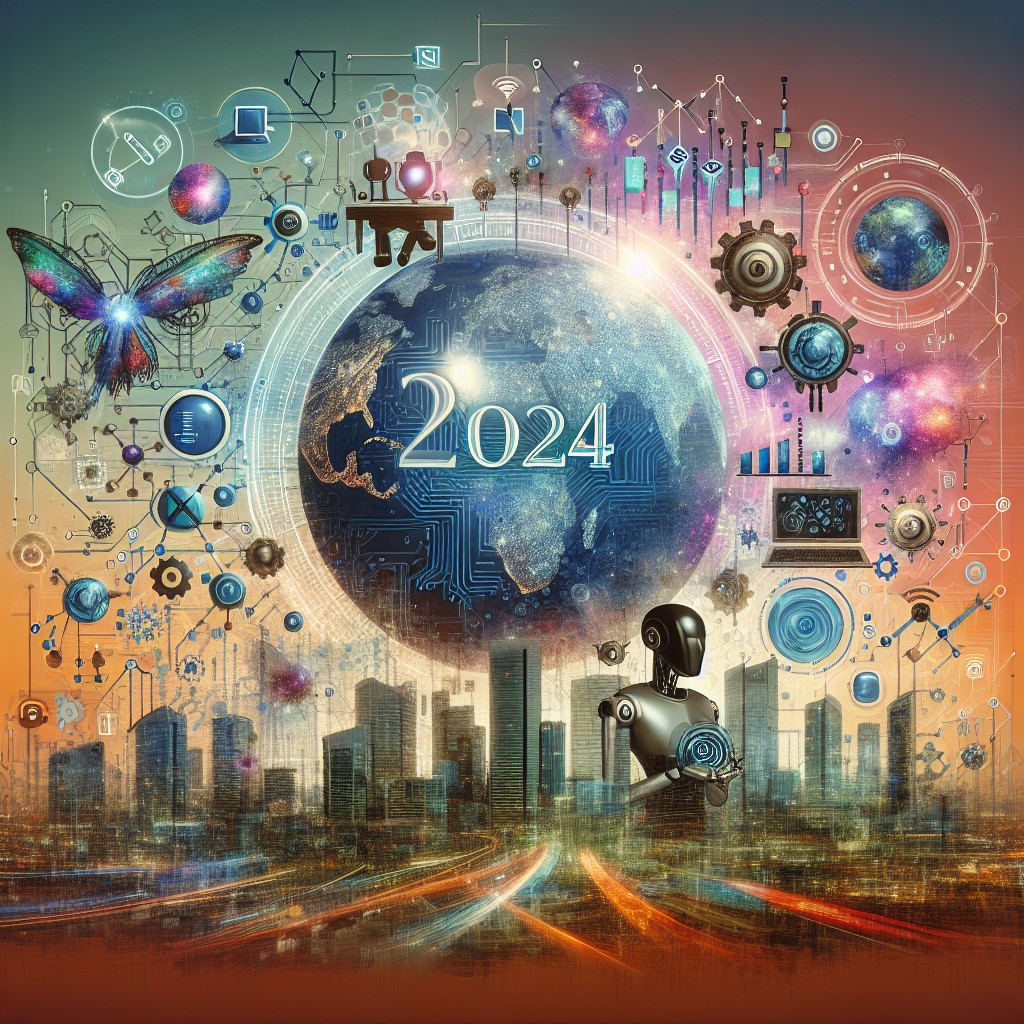 Image de couverture évoquant la transformation digitale et l'innovation pour 2024.