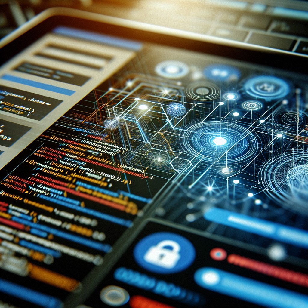 Gros plan sur un écran d'ordinateur avec un site web en développement, symbolisant la transformation numérique des entreprises.