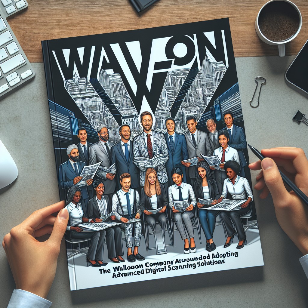 Image de couverture illustrant une entreprise wallonne adoptant des solutions de scanning numérique avancées.