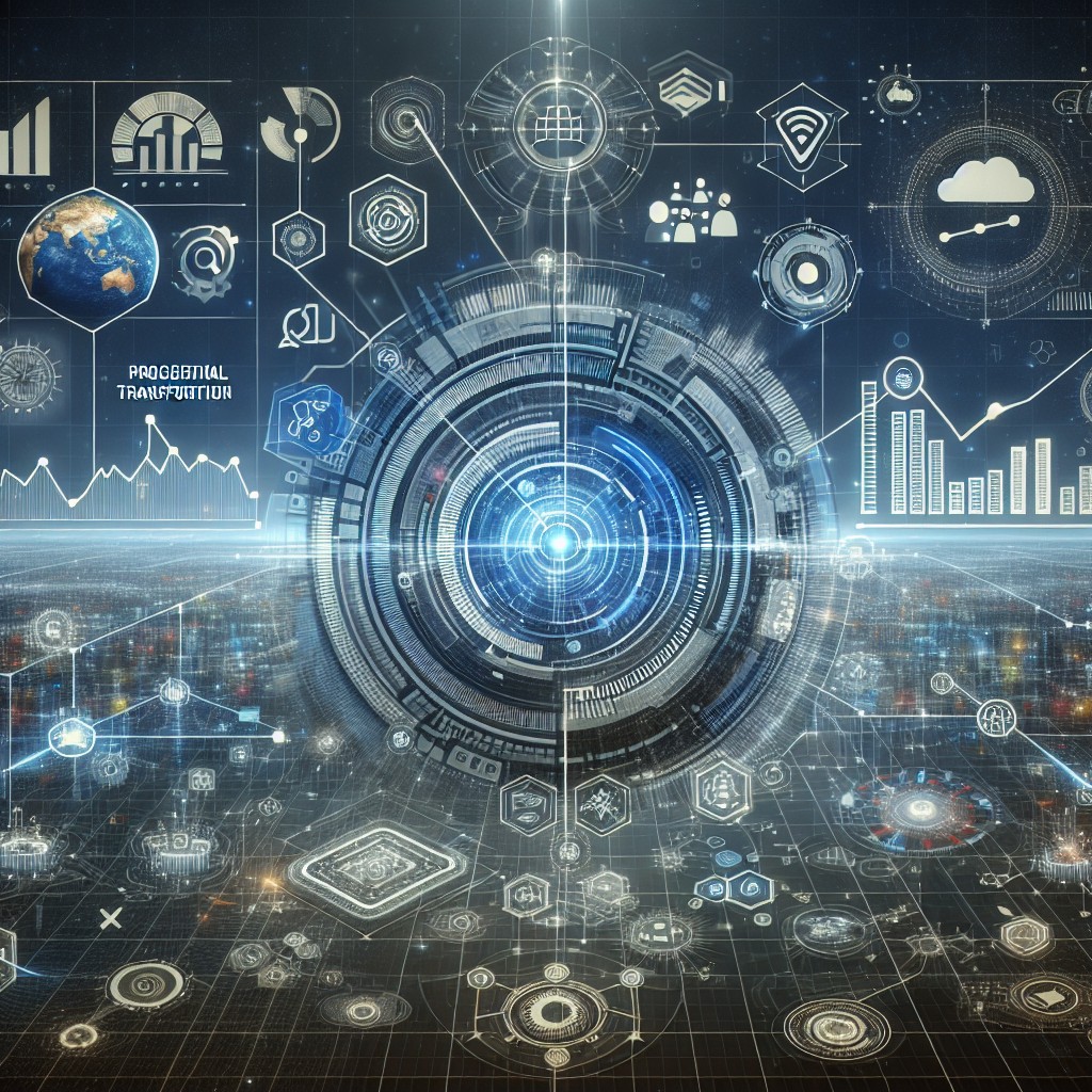 Image de couverture montrant des graphes et des icônes technologiques représentant l'innovation en webmarketing en 2024