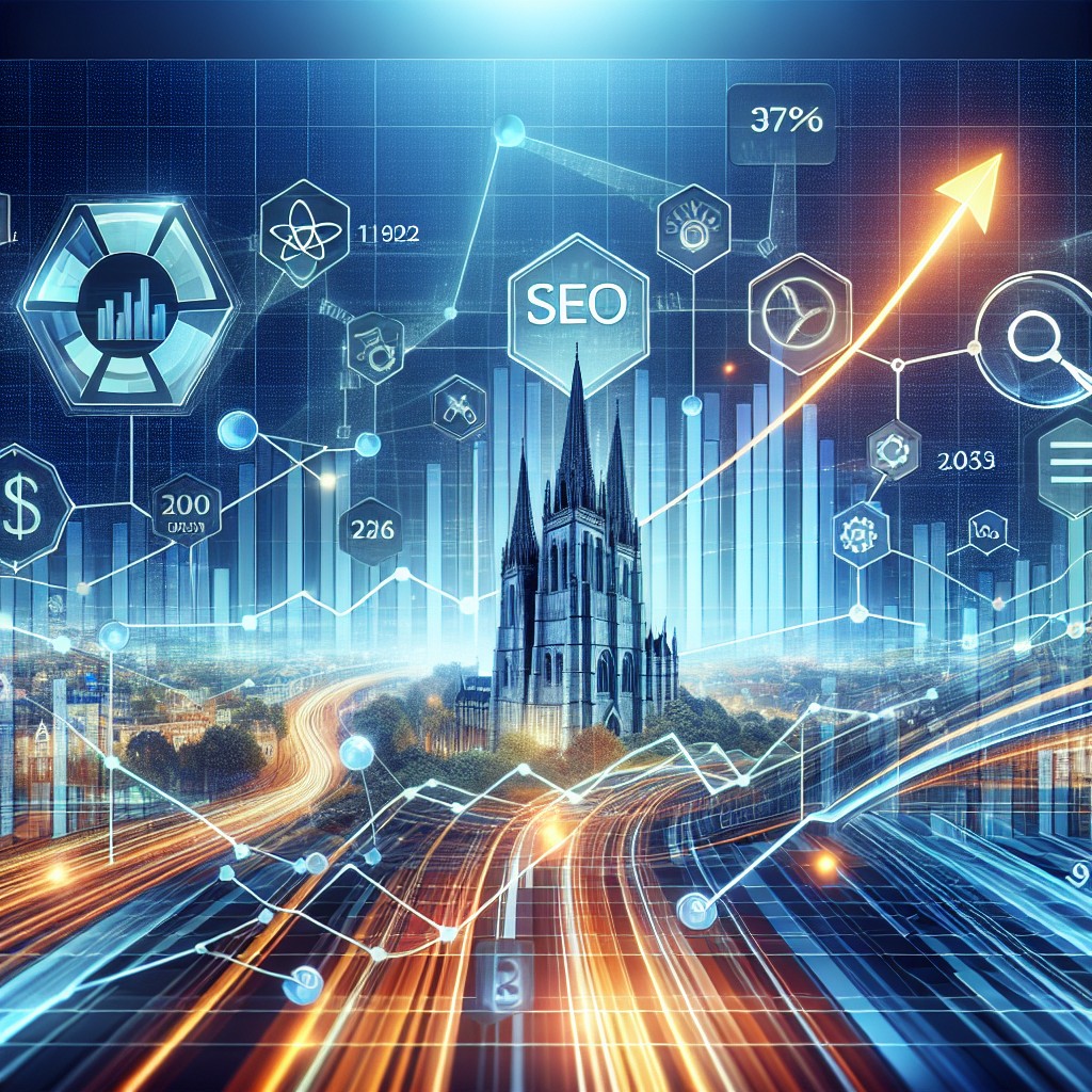 Un graphique dynamique montrant l'évolution du SEO en Wallonie en 2024